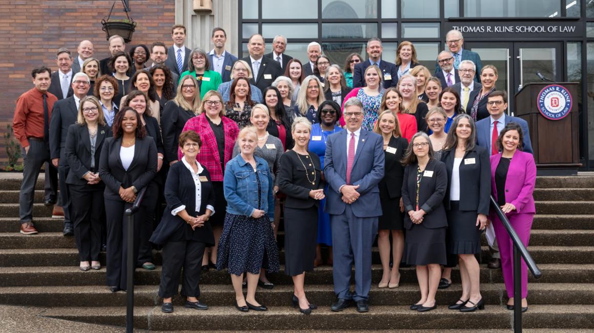 Administration, faculty and staff of the Thomas R. Kline School of Law of Duquesne University