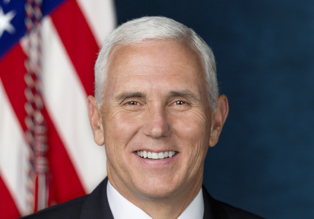 Official headshot for Mike Pence