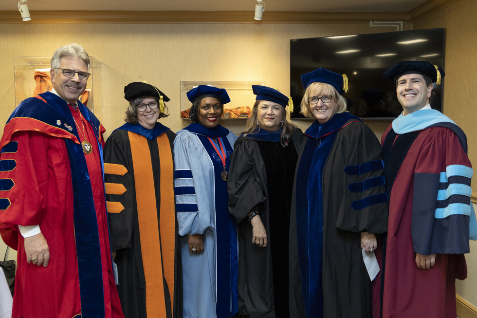President Deans & Provost-group of six 