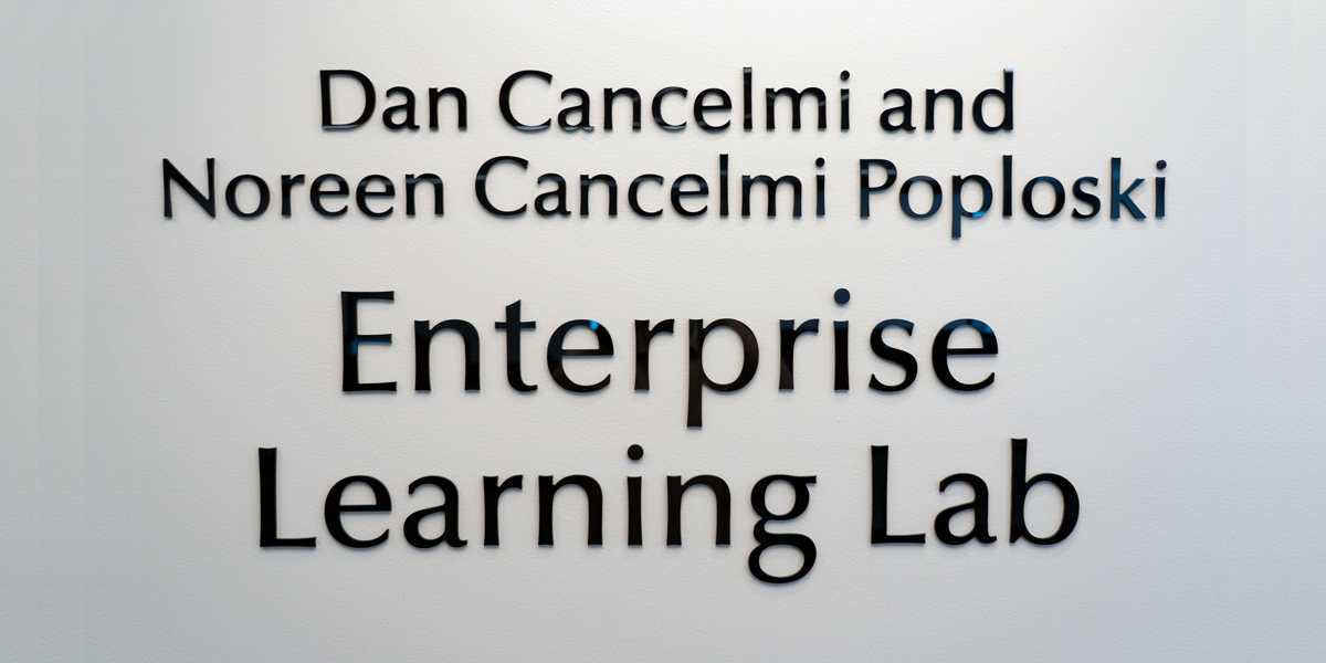 Dan Cancelmi and Noreen Cancelmi Poploski Enterprise Learning Lab