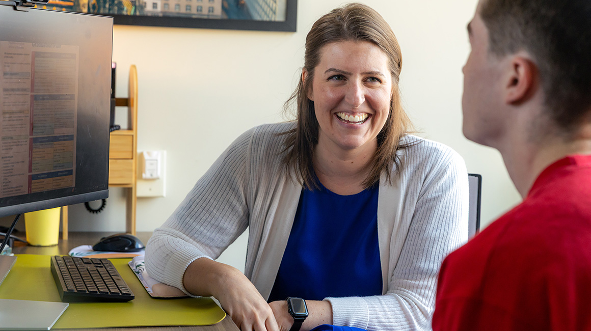 Student Success Coach with student