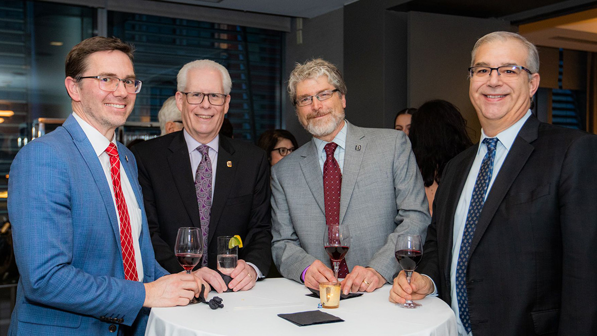 Left to right: Adam Viers, Dr. Dean McFarlin, Martin Black, and Mike LaFrankie