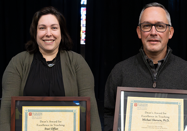 Staci Offutt and Mike Sherwin