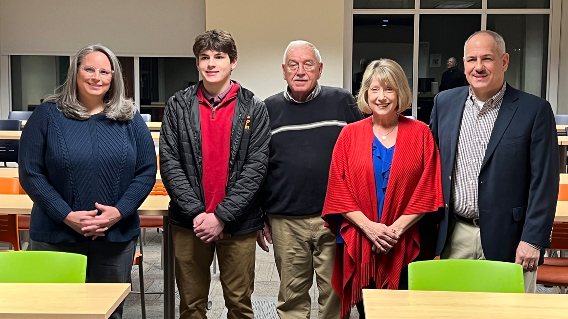 Left to Right: Kris and Ryder Graff, Andy Rebholz Sr., Karen Rebholz, and Andy Rebholz