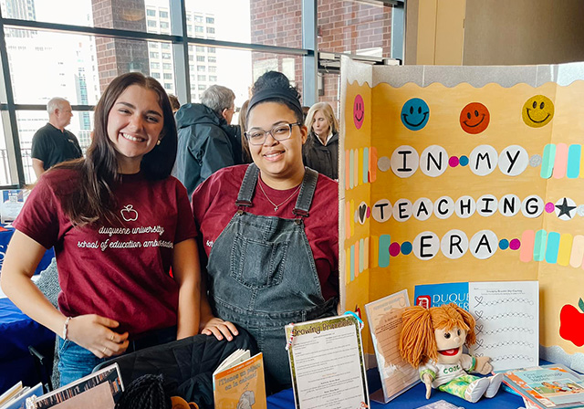 School of Education students in a student organization