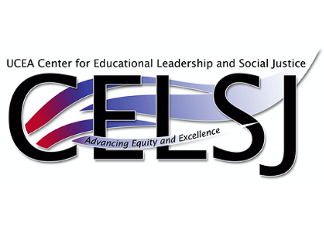 CELSJ logo design that reads, UCEA Center for Educational Leadership and Social Justice, Advancing Equity and Excellence