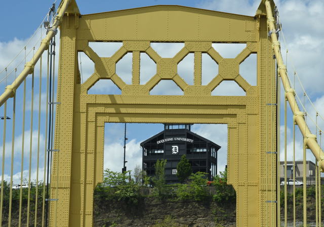 Pittsburgh bridge with Duquesne