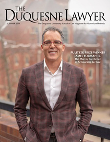 Duquesne Lawyer Magazine Summer 2019 Issue cover