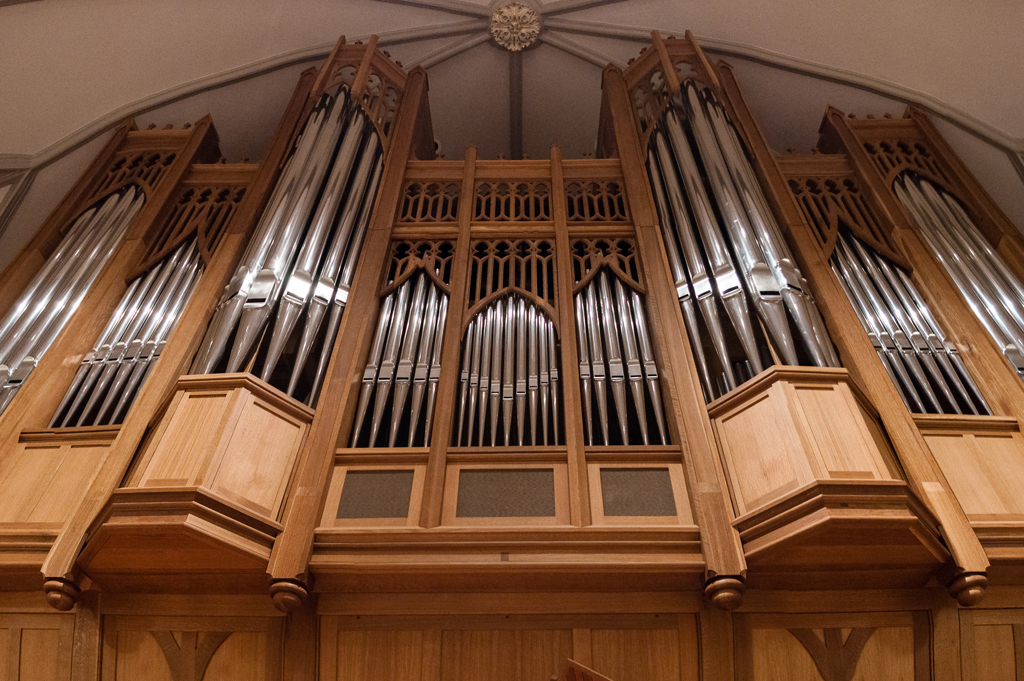 Organ pipes.