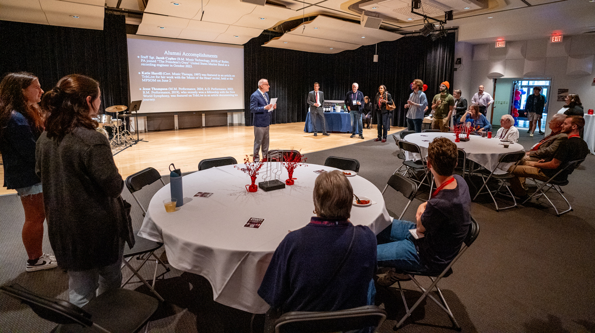 A photo of attendees at the 2024 Homecoming celebration.