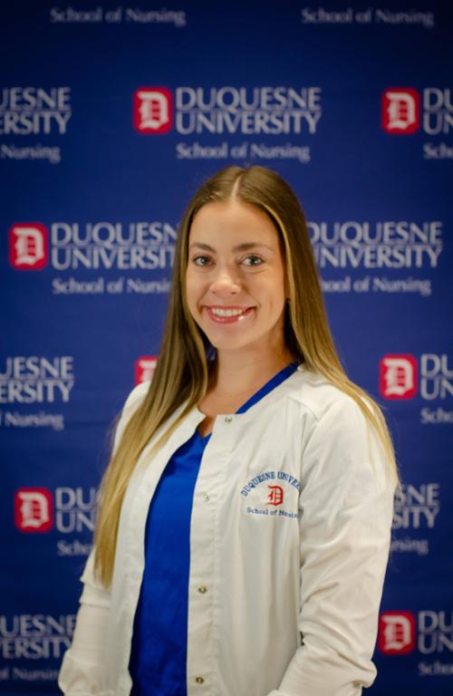 female nurse wearing a white coat