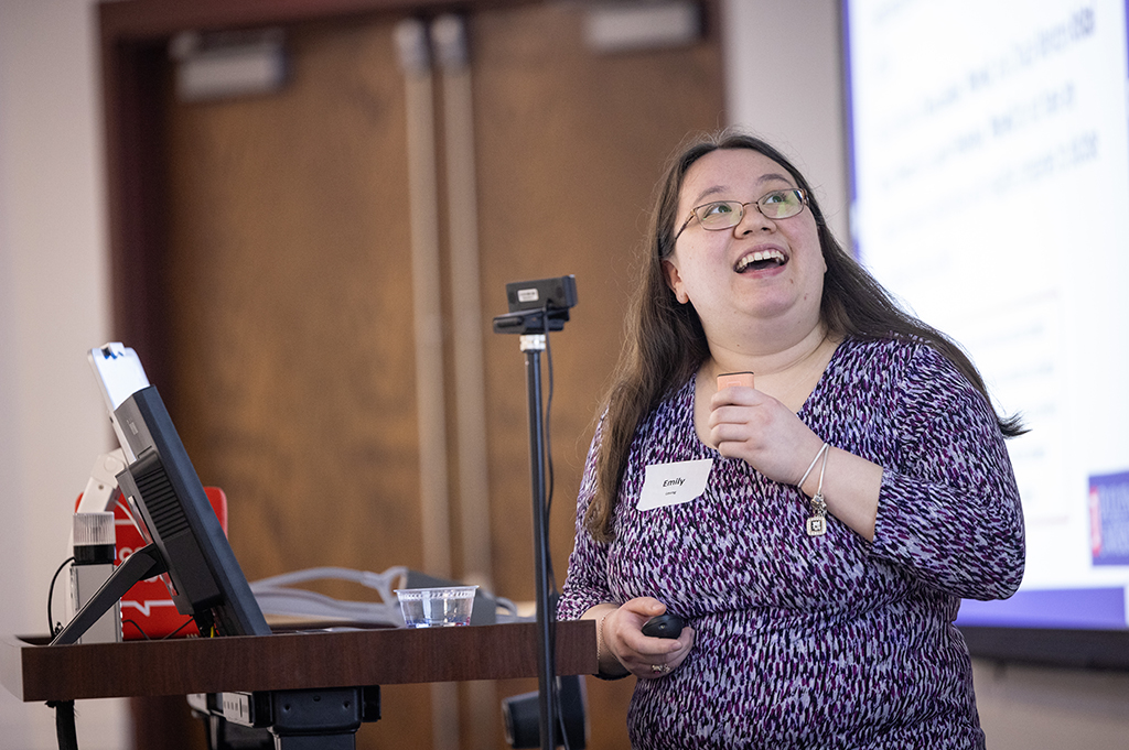 emily leung speaking to springfest 2025 attendees