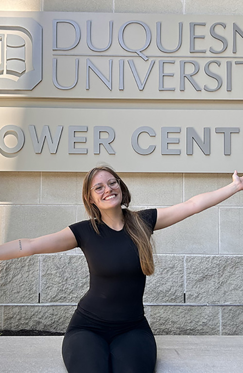 Outdoor shot of Lily Faith DeLong