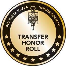 Phi Theta Kappa Honors Society Transfer Honor Roll Graphic