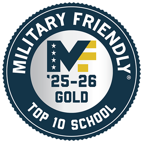 Military Friendly '26-26 Gold Top 10 School