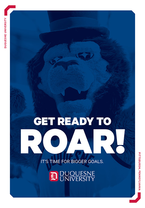 Get Ready to Roar! It's Time for Bigger Goals viewbook cover.