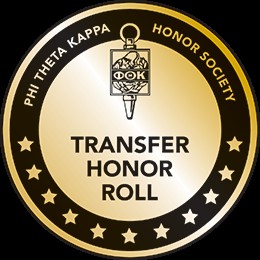 PTK Honor Society Transfer Honor Roll Phi Theta Kappa Honor Society Transfer Honor Roll 2025 graphic