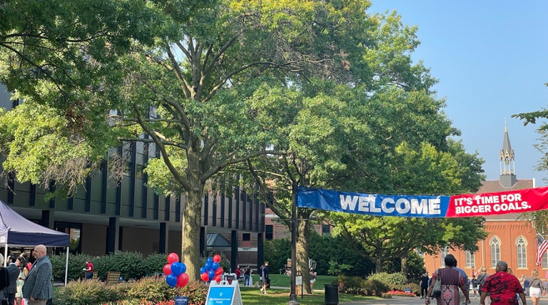 Duq Day walk and signage