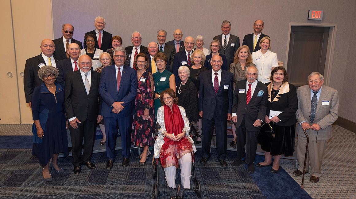 Century Club honorees posed together