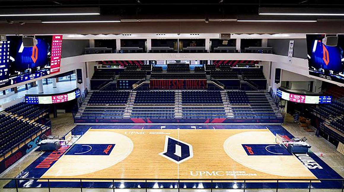 Interior of UPMC Cooper Fieldhouse
