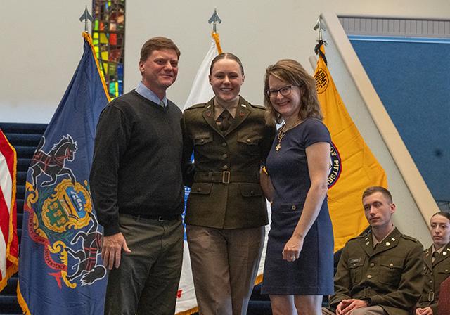 Left to right: Tim Osterhaus, Elizabeth Osterhaus and Kristina Osterhaus