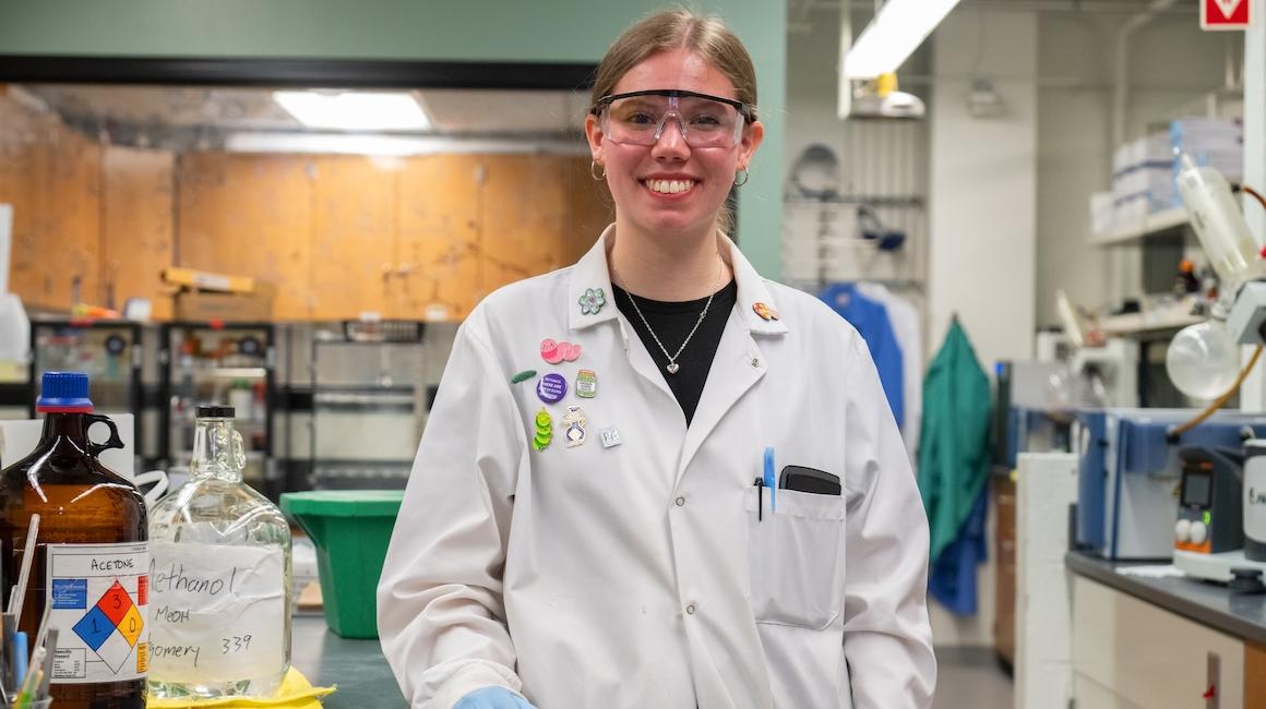 Abbigail Black in lab