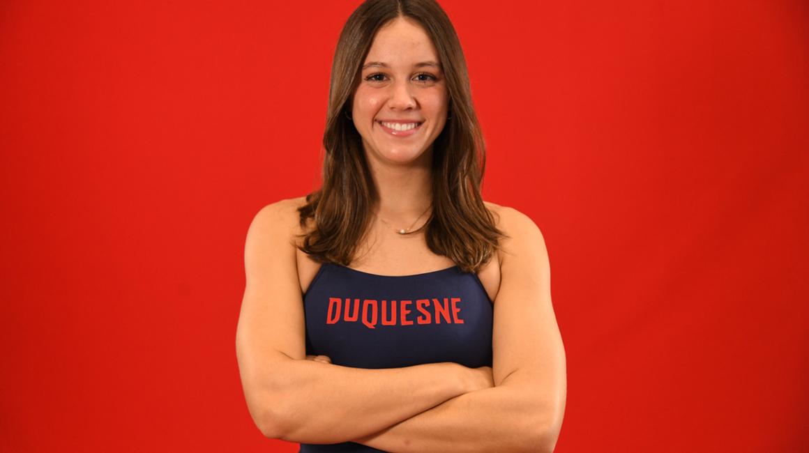 Duquesne swimmer Haley Scholer