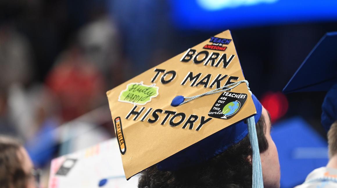 Grad cap Born to Make History