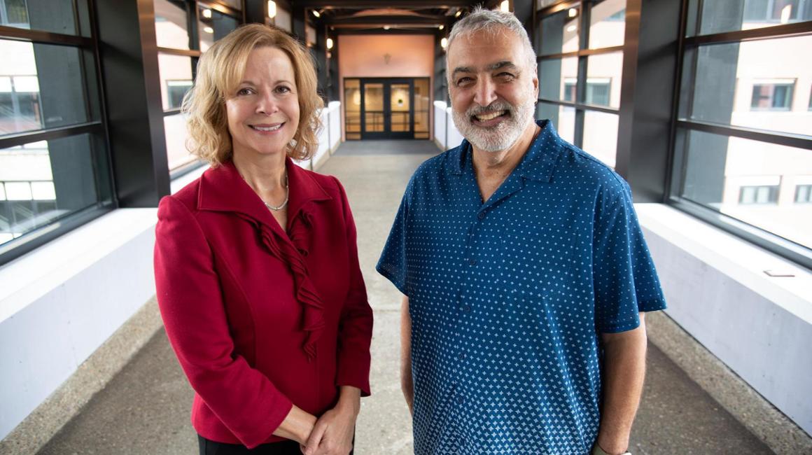 Dr. Melanie Turk and Dr. Rick Zoucha