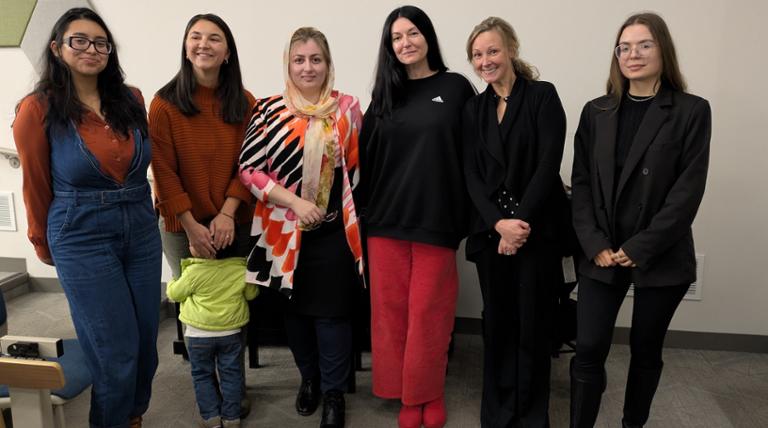 image of people at a lecture event