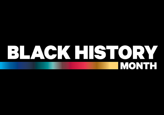 Black History Month DU branded graphic