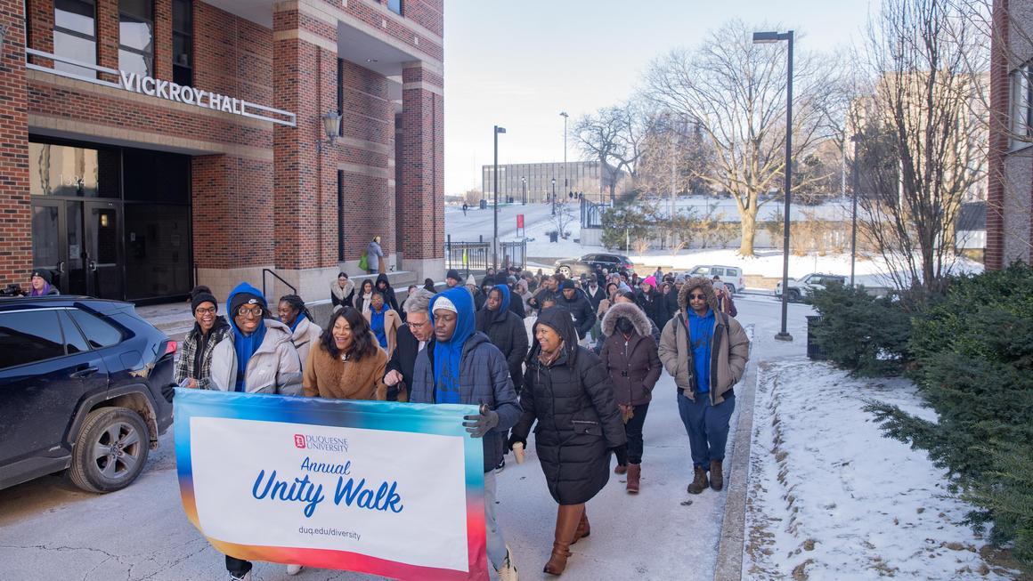 MLK Unity Walk 2025 participants