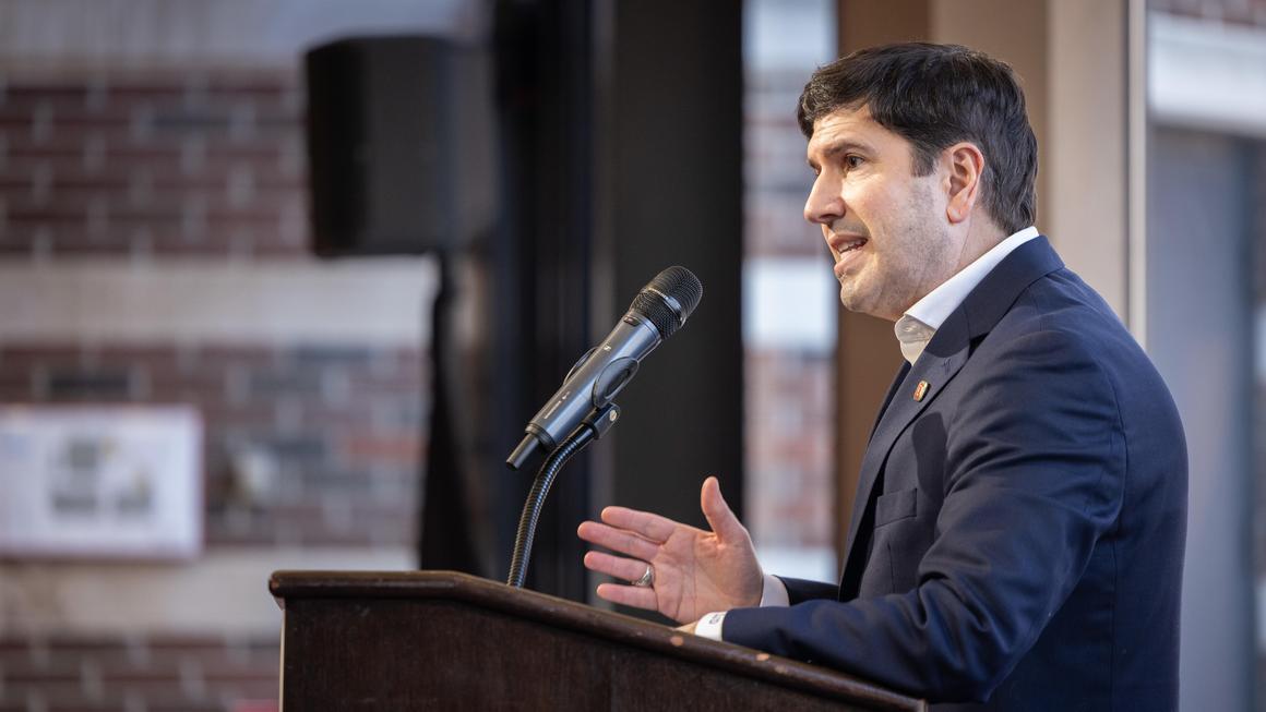 President-Elect Dr. David Dausey speaking at MLK Unity Walk 2026 