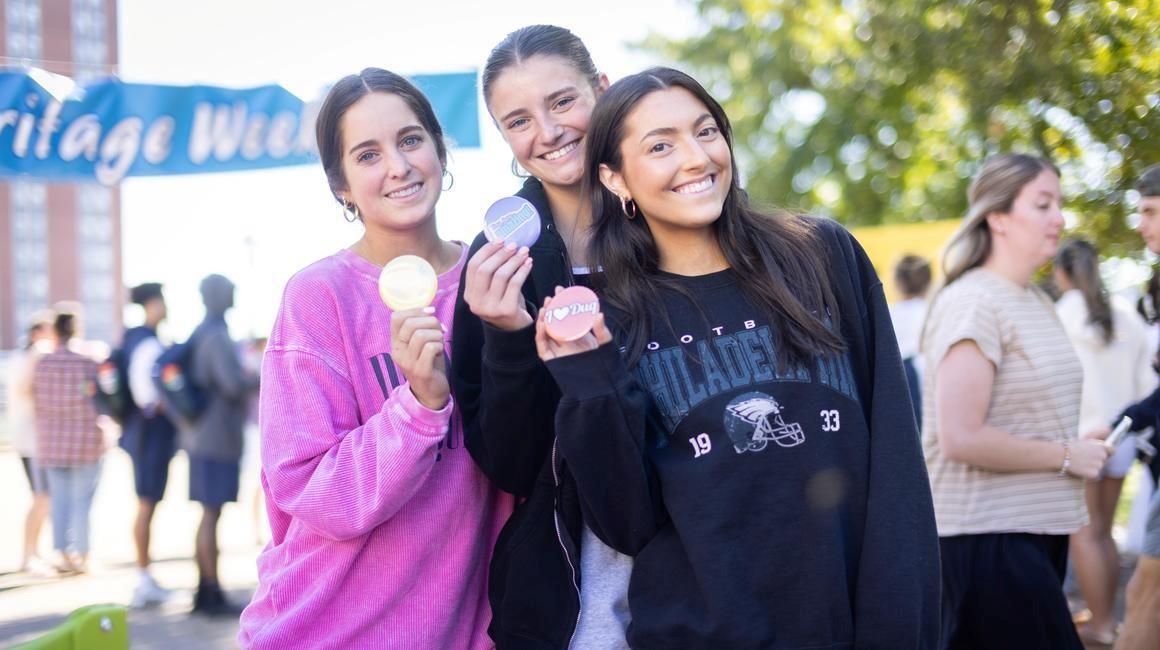Students on A Walk during Heritage Week