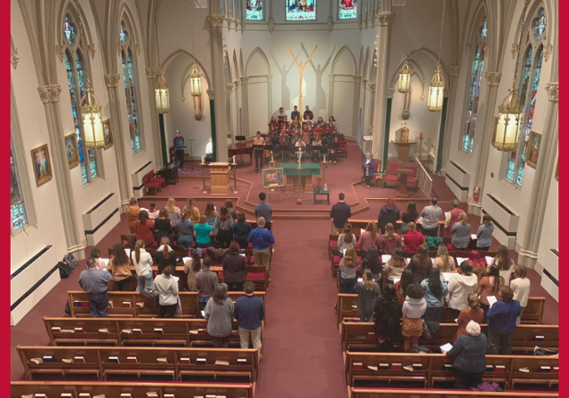 Picture of the Duquesne University Chapel of the Holy Spirit