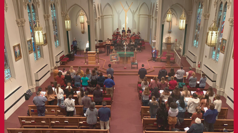 Mass in the Chapel of the Holy Spirit