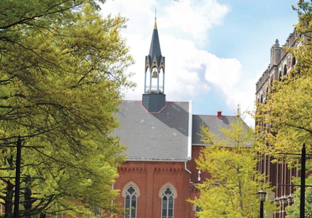 Picture of the Duquesne University Chapel of the Holy Spirit